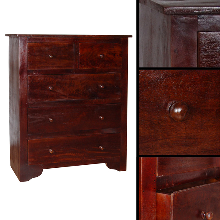 Bakoon Chest Of Drawers Dark (Walnut)